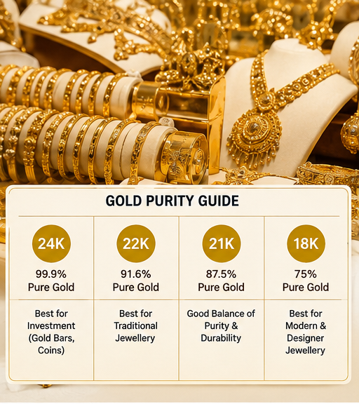 Gold Price Dubai: Today’s Gold Rate, 24K, 22K, 18K Prices & Buying Guide 4 03 gold purity guide