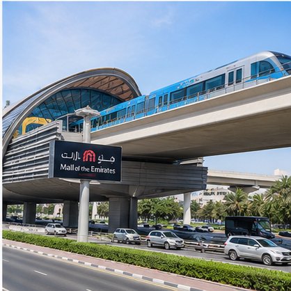Mall of the Emirates: Complete Guide to Shopping, Dining, Ski Dubai and Entertainment 12 Metro of Mall of the Emirates