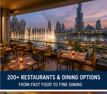 Dubai Mall: Complete Guide to Shopping, Attractions and Restaurants 5 dubai mall dining