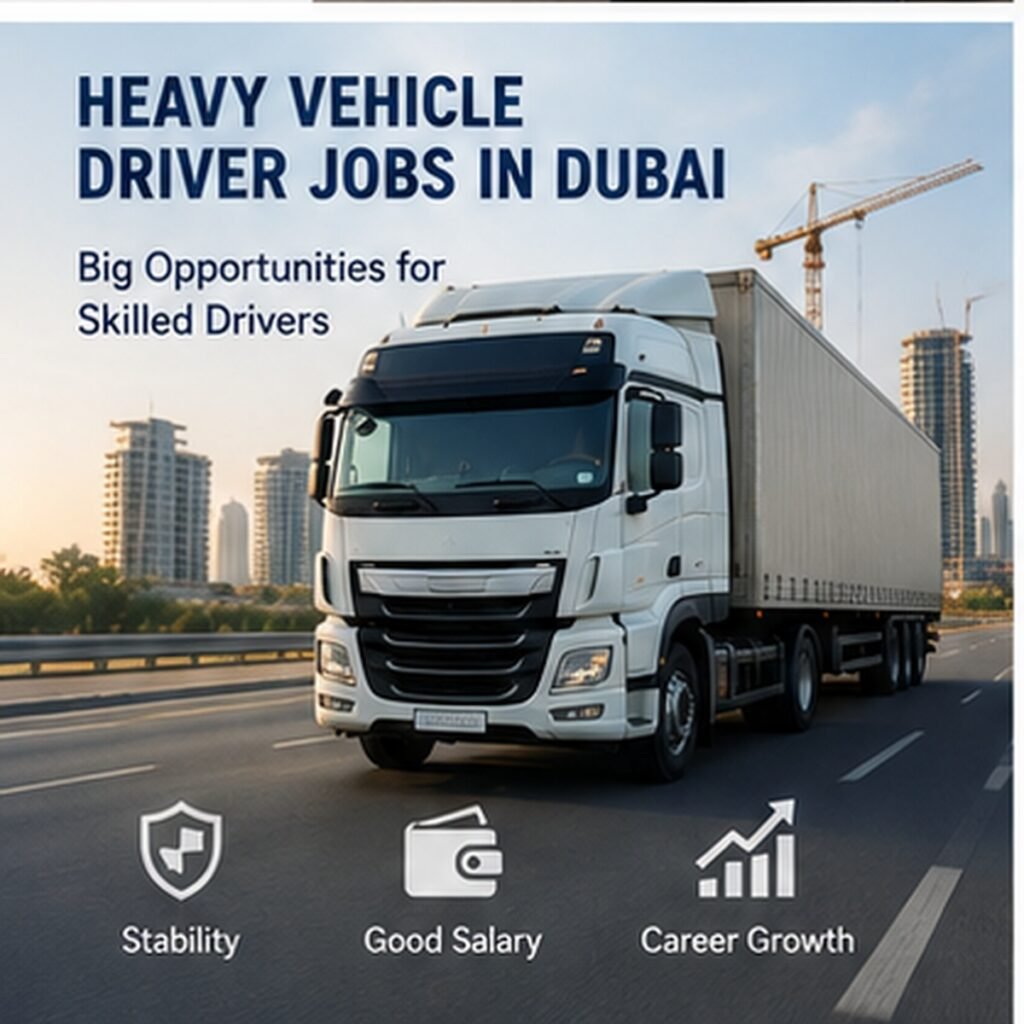 Driver Jobs in Dubai: Learn About Latest Jobs Types, Requirements, Salary 8 Heavy vehicle driver jobs