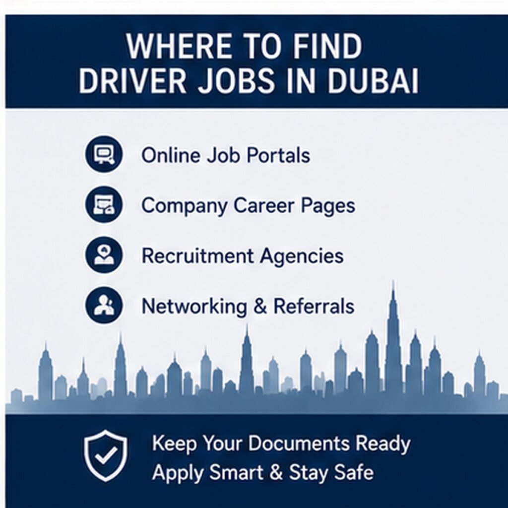 Driver Jobs in Dubai: Learn About Latest Jobs Types, Requirements, Salary 9 where to find driver jobs dubai