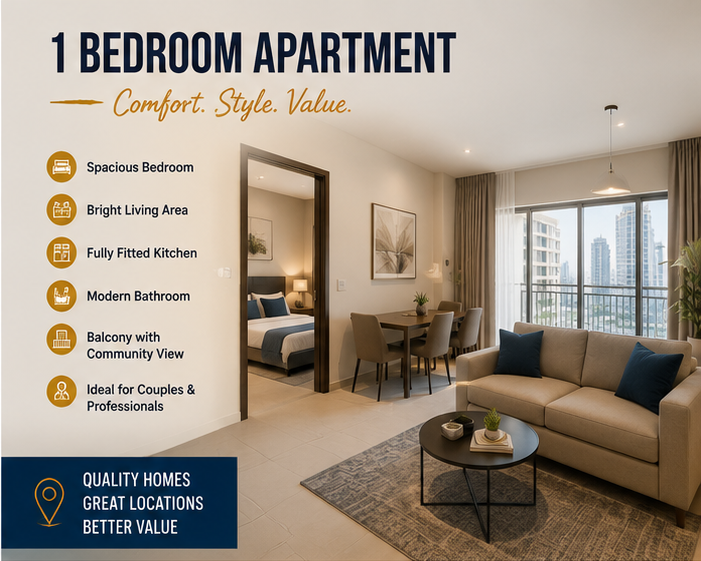 Affordable Properties in Dubai: A Complete Guide for Buyers and Investors 7 02 one bedroom apartment