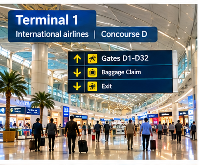 Dubai Airport: Detailed Information about Dubai International Airport (DXB) 3 Terminal 1