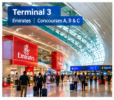 Dubai Airport: Detailed Information about Dubai International Airport (DXB) 4 Terminal 3