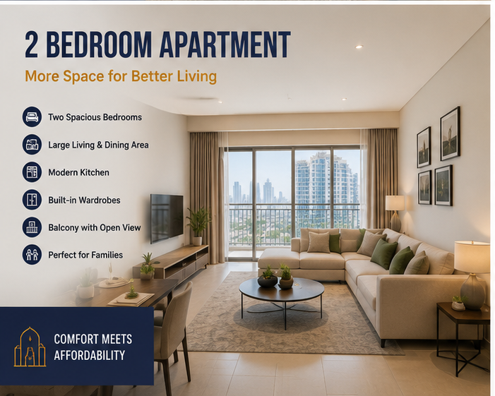 Affordable Properties in Dubai: A Complete Guide for Buyers and Investors 8 03 two bedroom apartment
