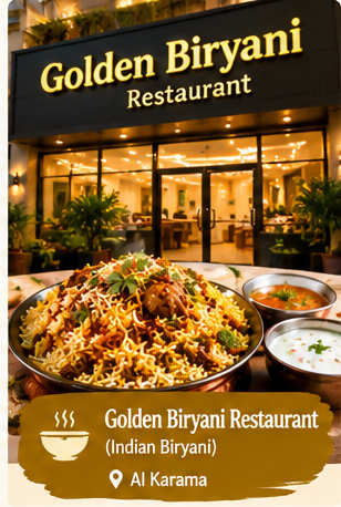 Best Biryani in Dubai: Best Places to Enjoy Delicious Biryani 6 04 Golden Biryani Restaurant