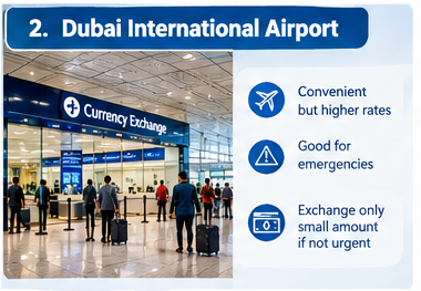 Currency Exchange in Dubai: Complete Guide for Tourists, Business and Residents 5 06 dubai international airport