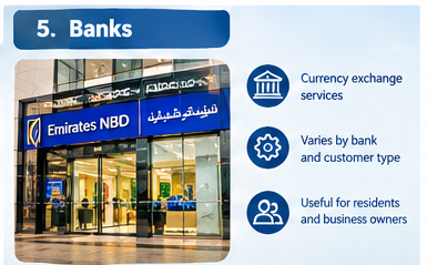 Currency Exchange in Dubai: Complete Guide for Tourists, Business and Residents 8 09 banks currency exchange edited