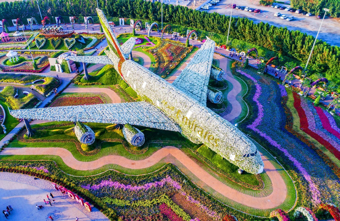 Miracle Garden Dubai: Complete Guide of Floral Wonderland of Dubai 7 airplane