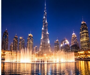 Dubai Lifestyle: Cost of Living, Culture and Everyday Life in Dubai 10 dubai night skyline edited
