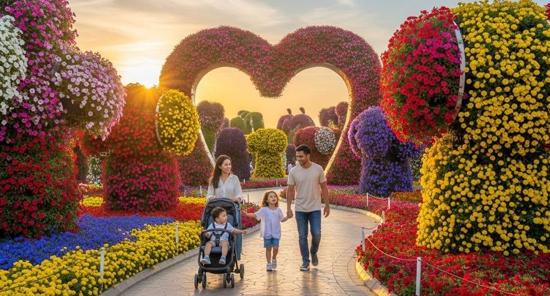 Miracle Garden Dubai: Complete Guide of Floral Wonderland of Dubai 9 families
